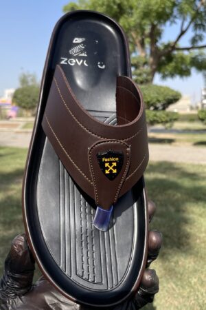Premium Men’s Flip-Flop Thong Slipper – Chocolate Brown Edition